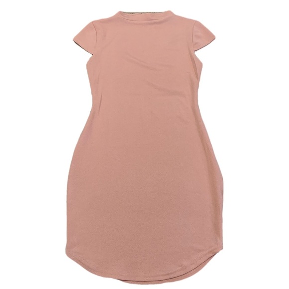 💜 PrettyLittleThing Pink Bodycon Mini Dress, Size US 4 - Picture 1 of 7